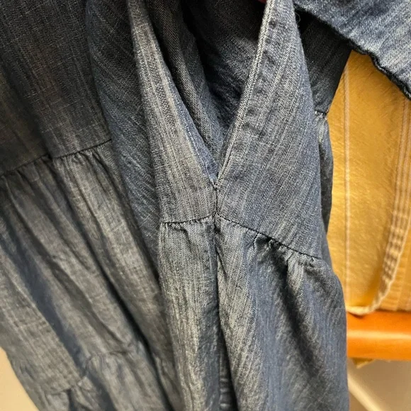 Boho Wayward Fancies Blue Cotton Maxi Dress - Picture 4 of 9